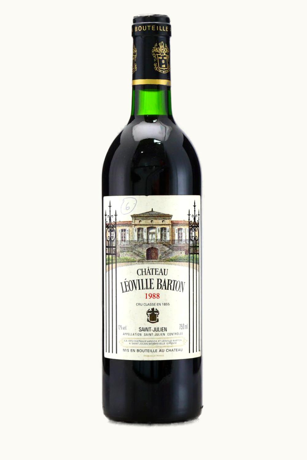 Leoville Barton Leoville Barton St-Julien Medoc Bordeaux, 1988
