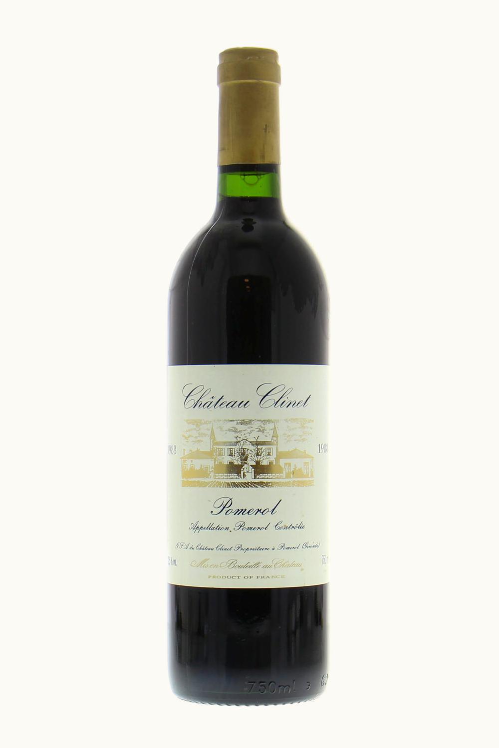 Clinet Clinet Pomerol Bordeaux, 1988