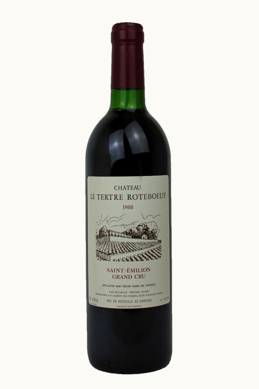 Le Tertre-Rôteboeuf Le Tertre-Rôteboeuf St-Emilion Bordeaux, 1988