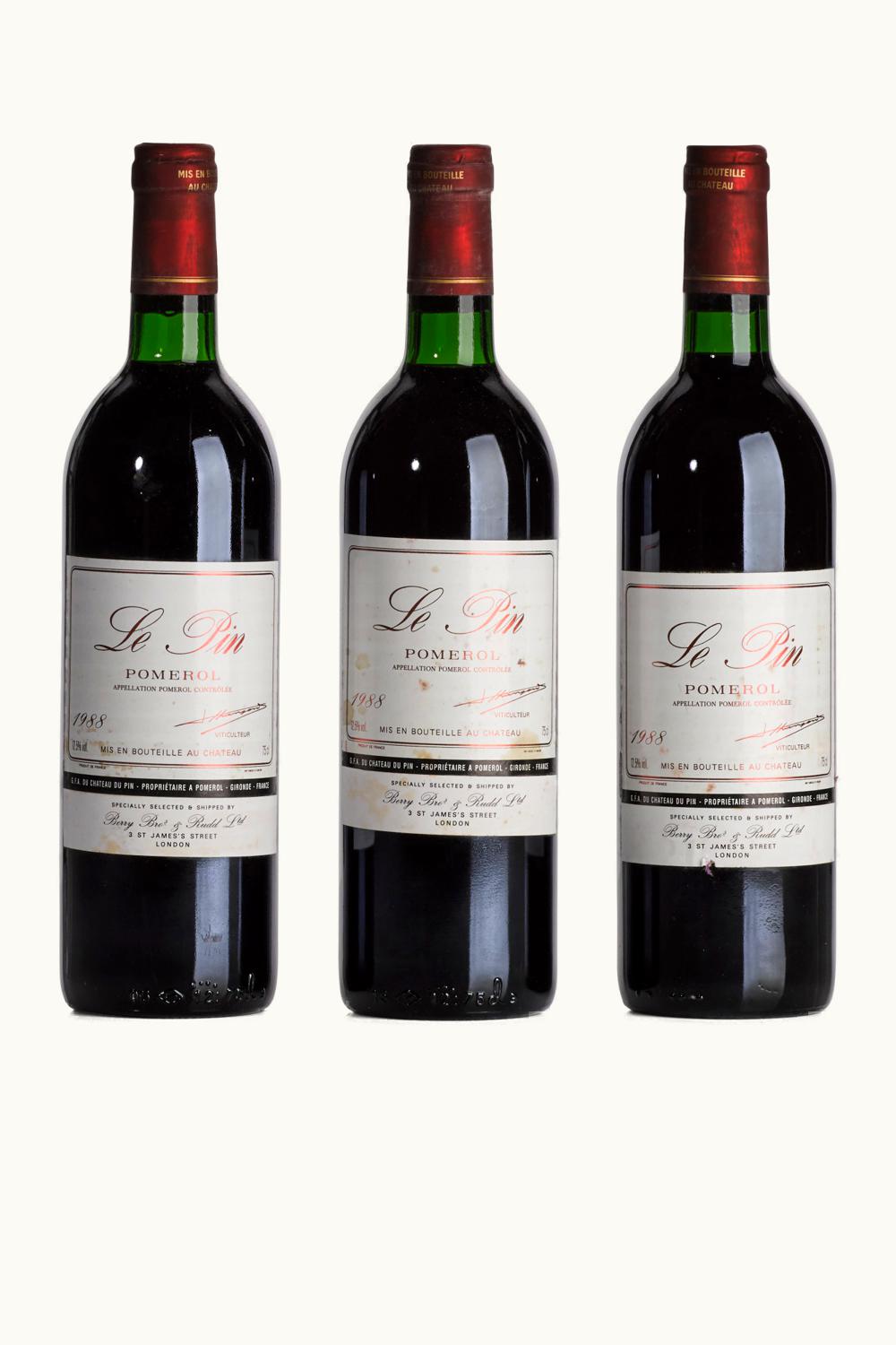 Le Pin Le Pin Pomerol Bordeaux, 1988