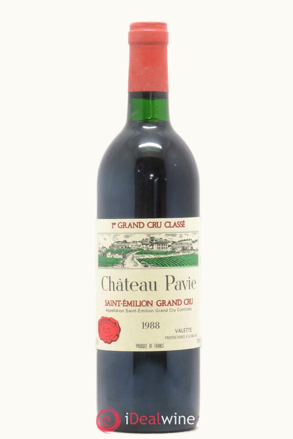 Château Pavie Château Pavie St-Emilion Grand Cru Bordeaux, 1988