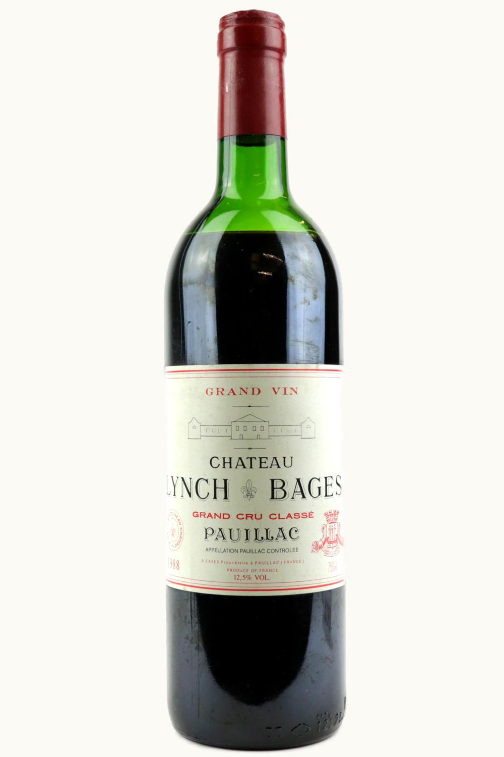 Château Lynch-Bages Château Lynch-Bages Pauillac Medoc Bordeaux, 1988 UZ0641780
