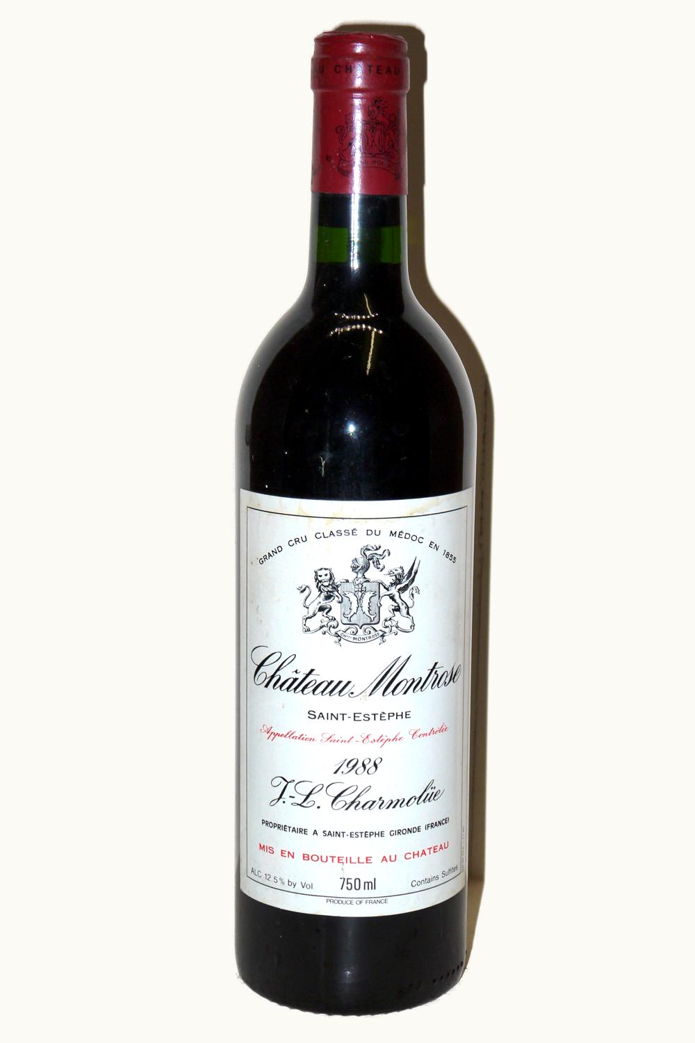 Château Montrose Château Montrose St-Estephe Medoc Bordeaux, 1988