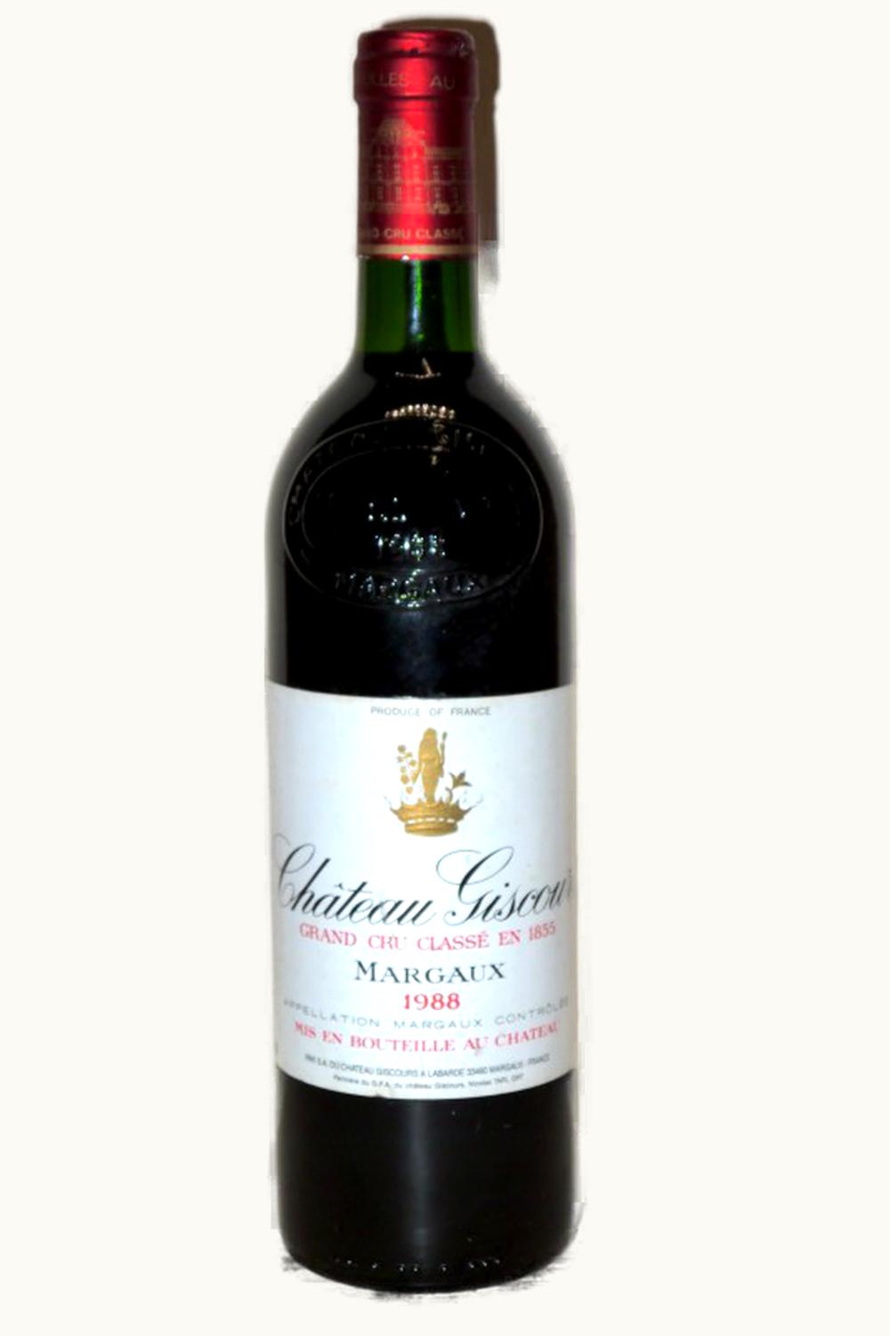 Château Giscours Château Giscours Margaux Medoc Bordeaux, 1988
