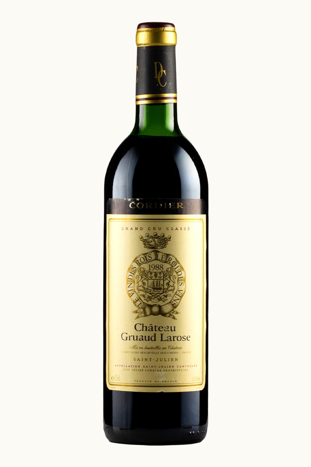 Château Gruaud-Larose Château Gruaud-Larose St-Julien Medoc Bordeaux, 1988