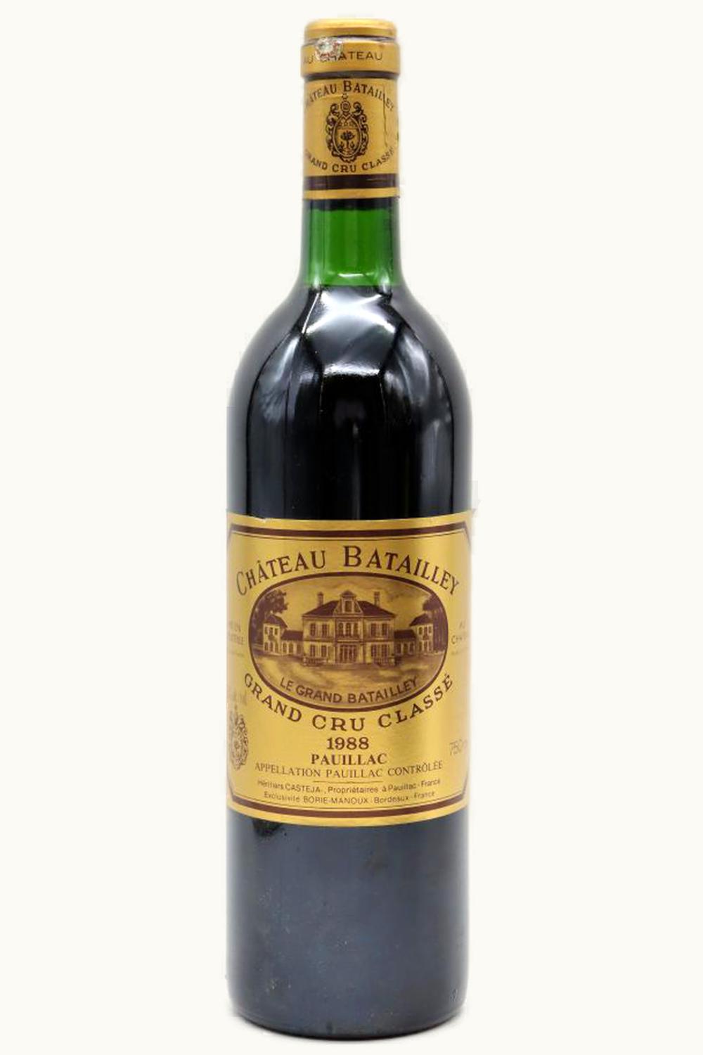 Château Batailley Château Batailley Pauillac Medoc Bordeaux, 1988