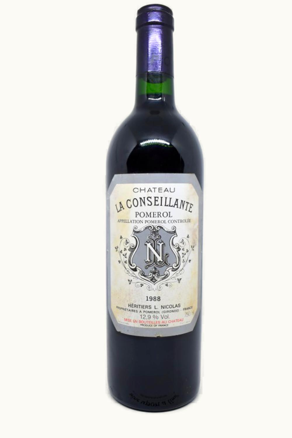 Château La Conseillante La Conseillante Pomerol Bordeaux, 1988