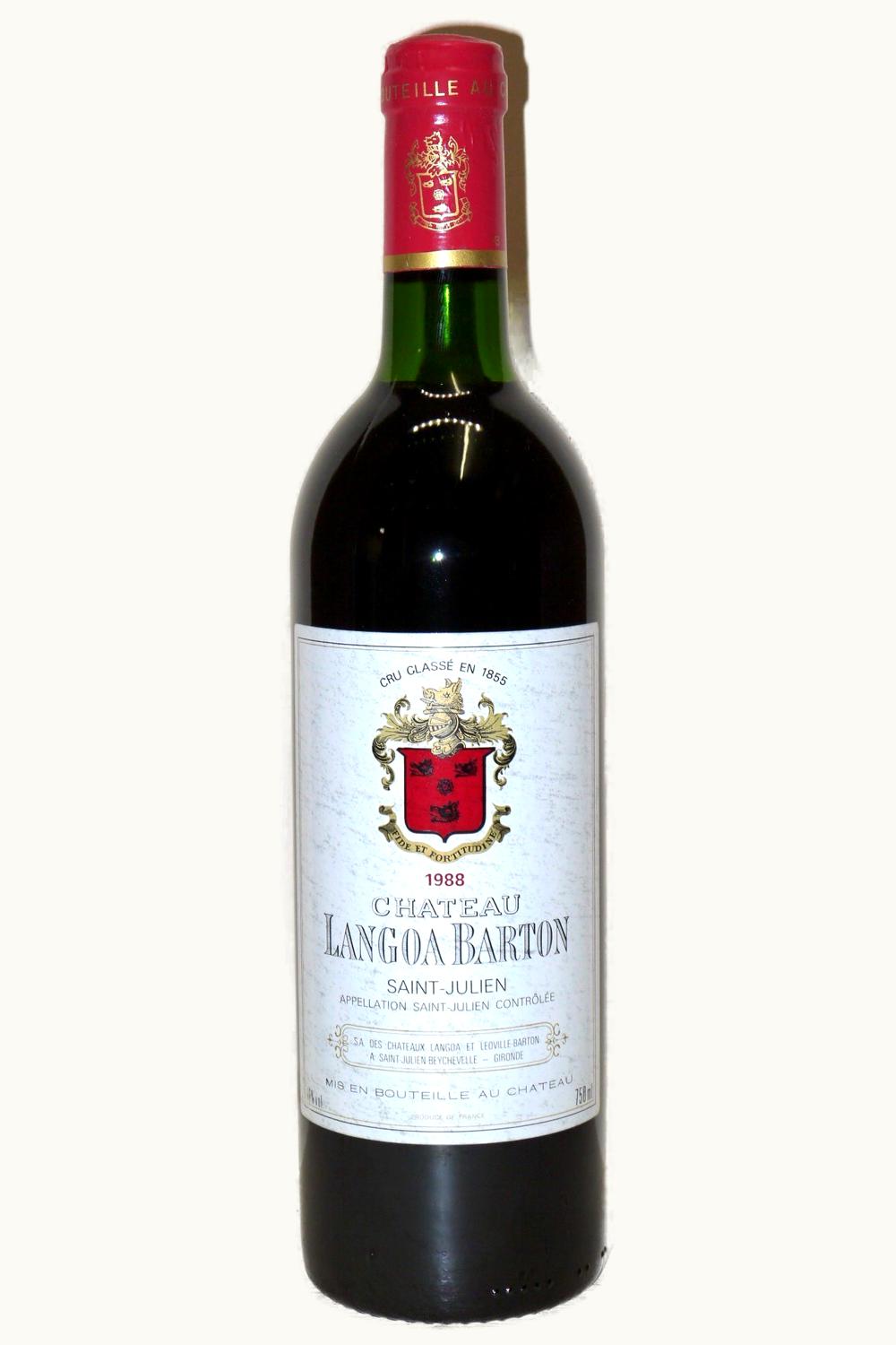 Château Langoa Barton Château Langoa Barton St-Julien Medoc Bordeaux, 1988