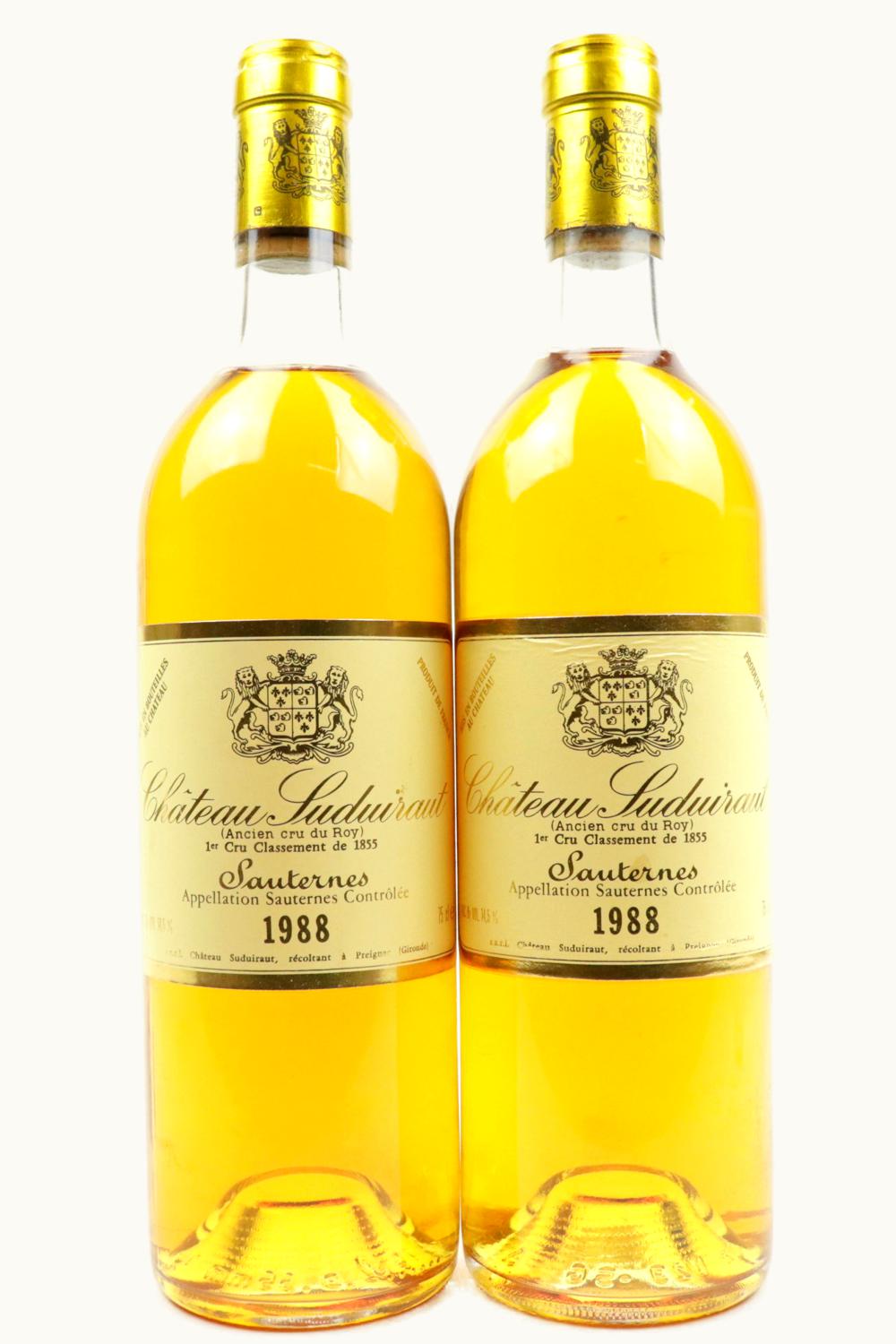 Château Suduiraut Château Suduiraut Sauternes Bordeaux, 1988