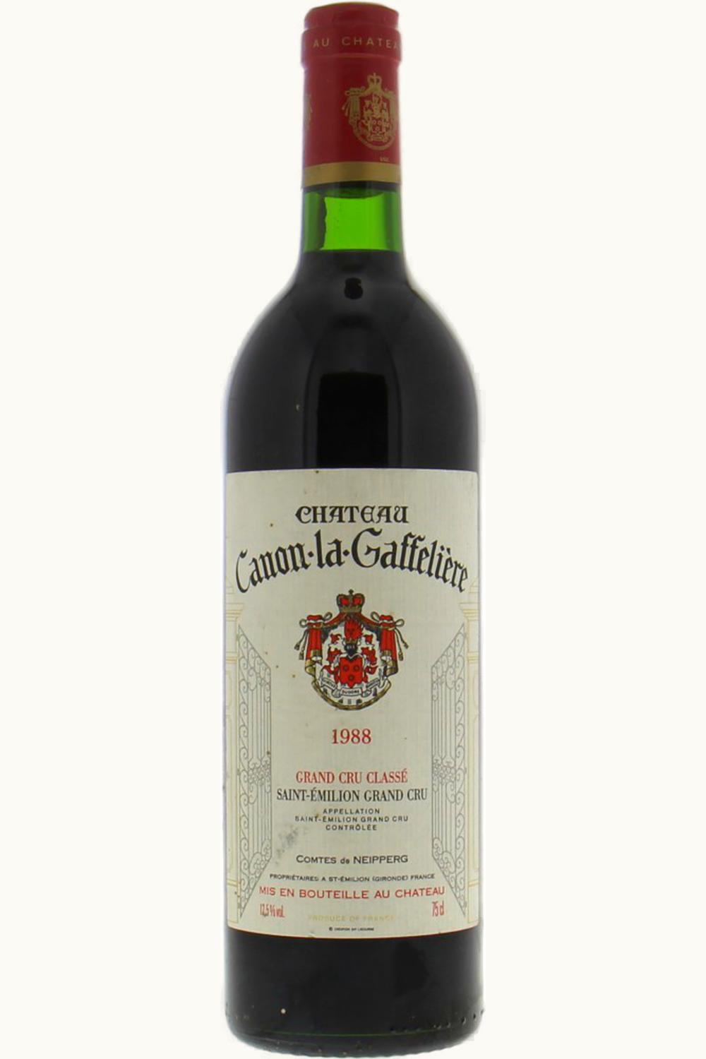 Château Canon-la-Gaffelière Château Canon-la-Gaffelière St-Emilion Grand Cru Bordeaux, 1988