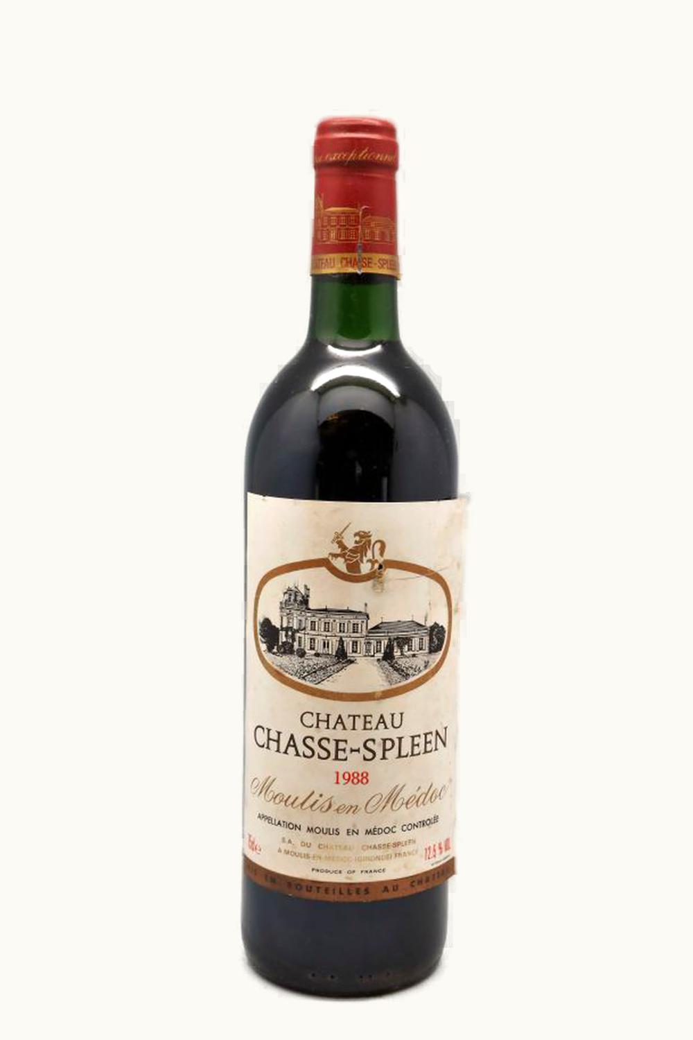 Château Chasse-Spleen Chasse-Spleen Moulis Medoc Bordeaux, 1988