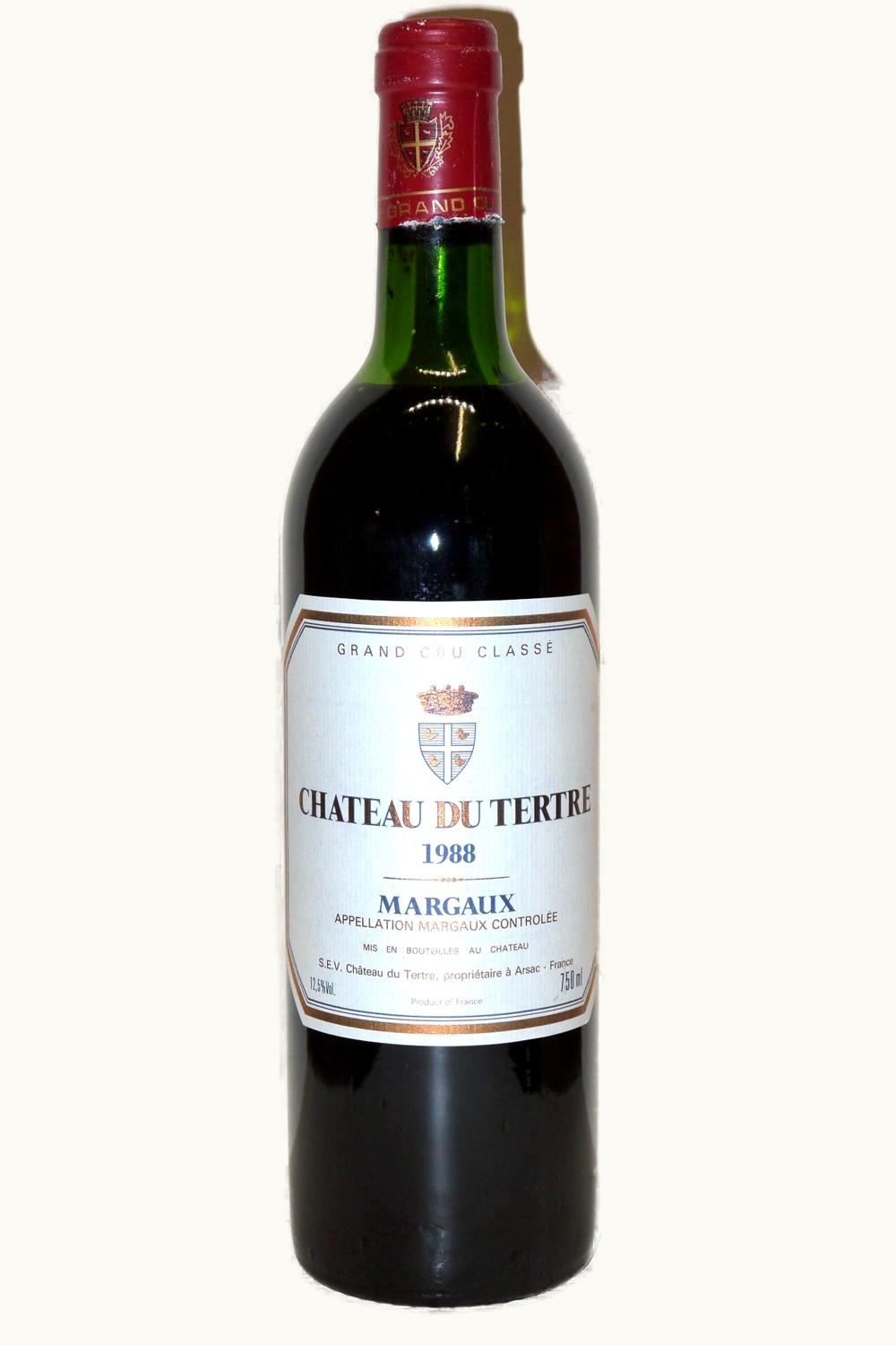 Château du Tertre Château du Tertre Margaux Medoc Bordeaux, 1988