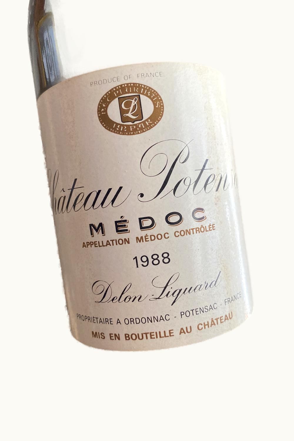 Potensac Potensac Medoc Bordeaux, 1988