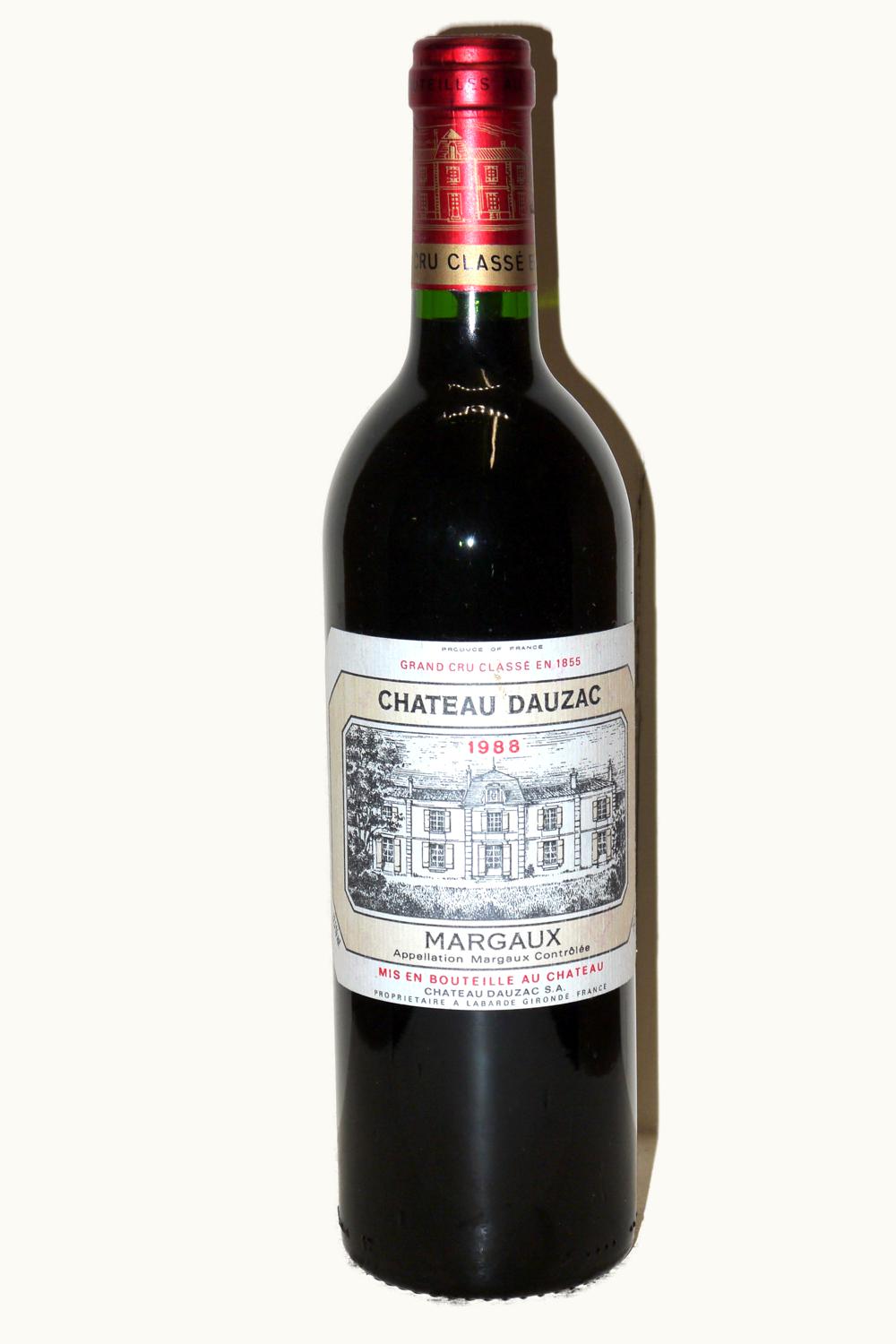 Château Dauzac Dauzac Margaux Medoc Bordeaux, 1988