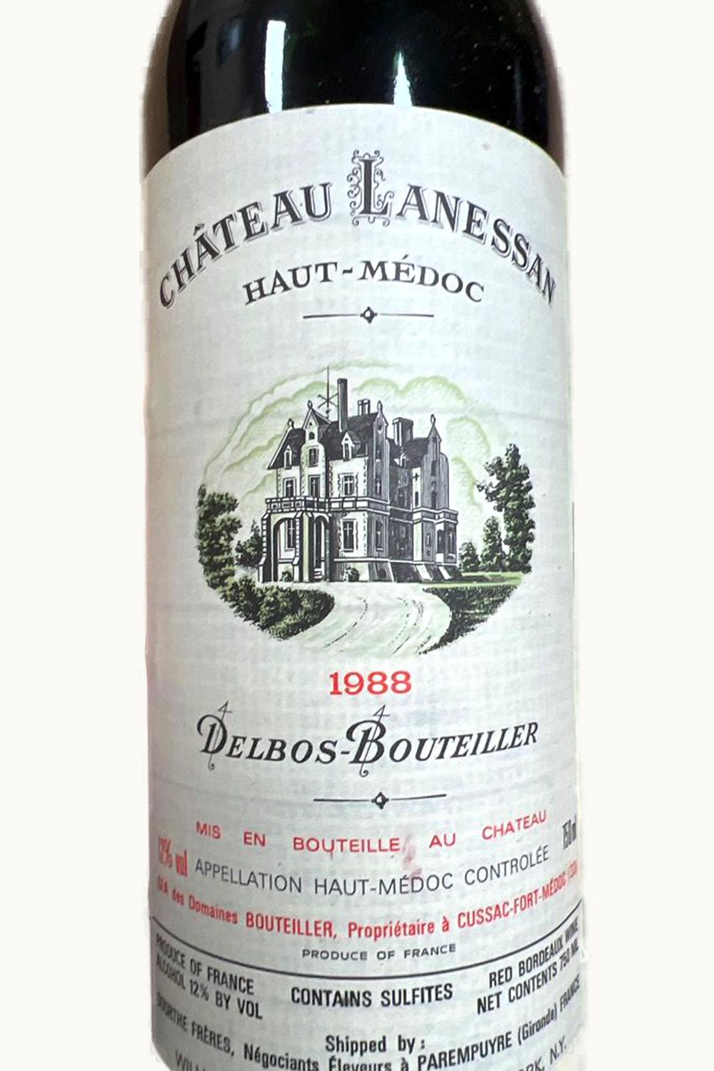 Château Lanessan Lanessan Haut-Medoc Bordeaux, 1988