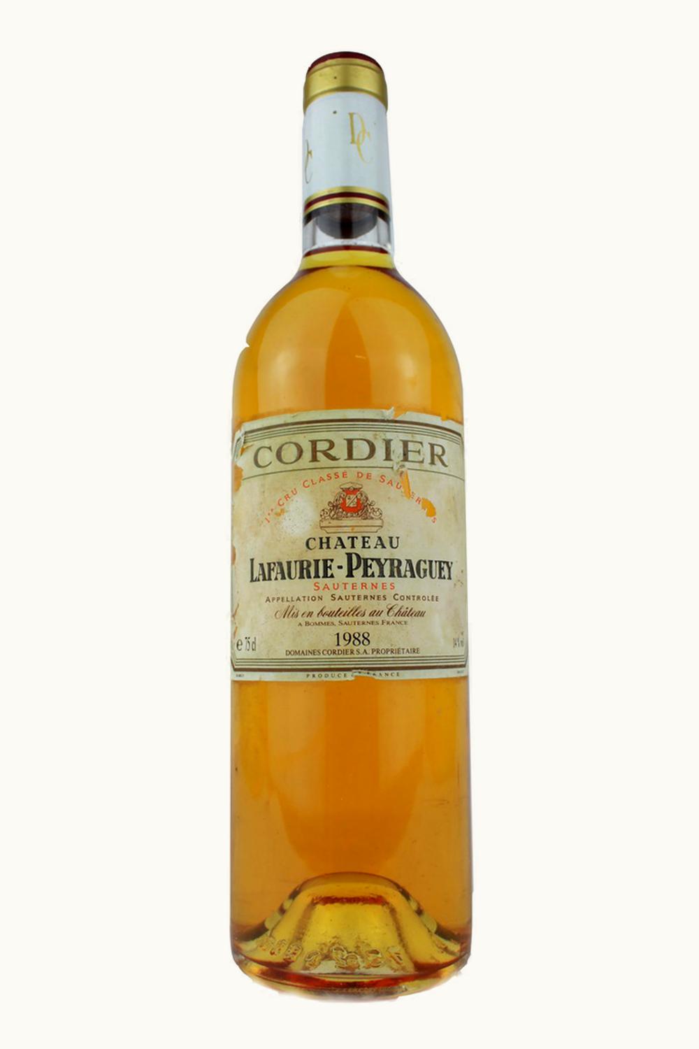 Château Lafaurie-Peyraguey Château Lafaurie-Peyraguey Sauternes Bordeaux, 1988