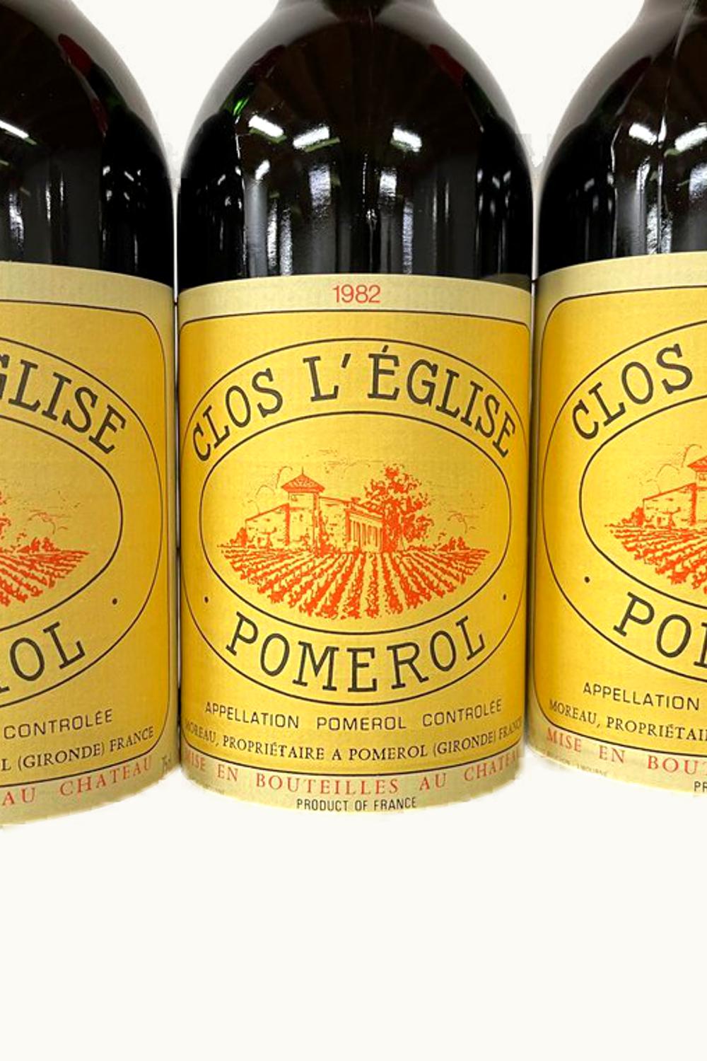 Clos l'Eglise Clos l'Eglise Pomerol Bordeaux, 1988