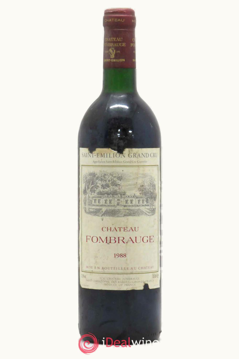 Château Fombrauge Fombrauge St-Emilion Grand Cru Bordeaux, 1988