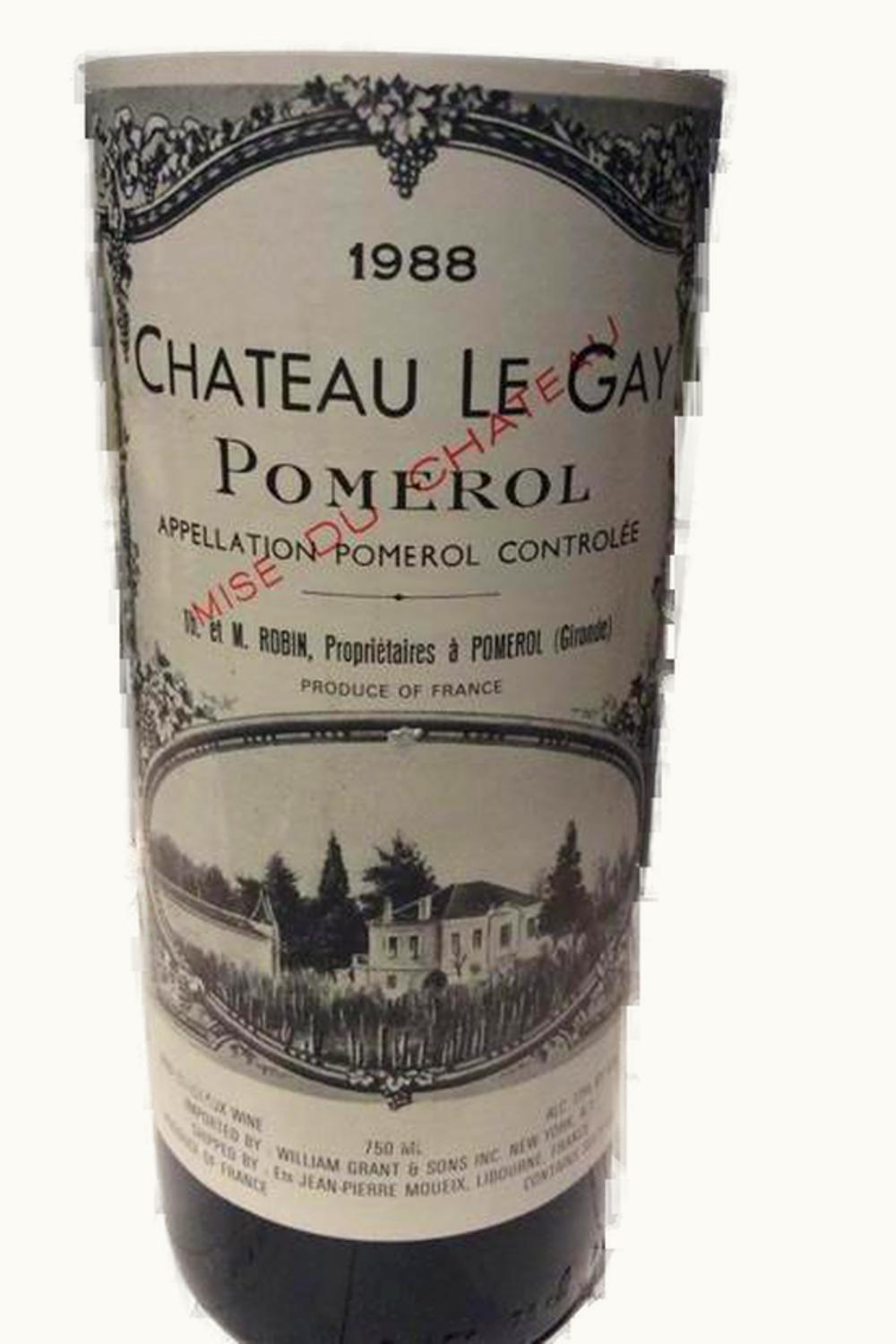 Le Gay Le Gay Pomerol Bordeaux, 1988