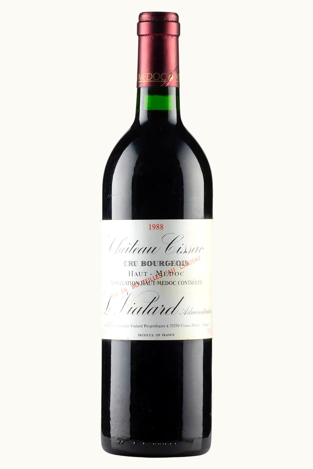 Cissac Cissac Haut-Medoc Bordeaux, 1988