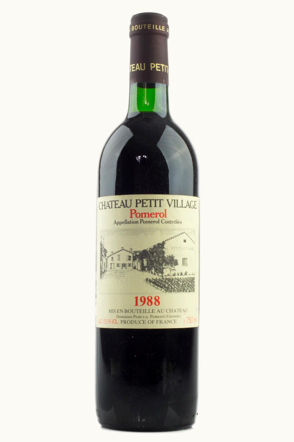 Château Petit Village Château Petit Village Pomerol Bordeaux, 1988