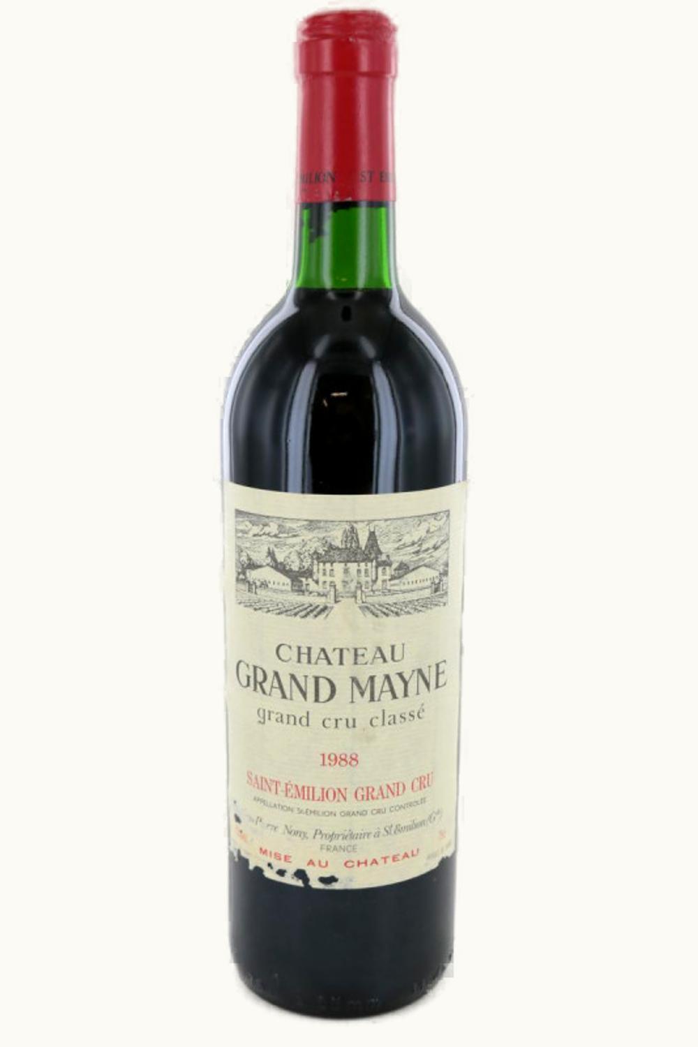 Château Grand Mayne Château Grand Mayne St-Emilion Bordeaux, 1988