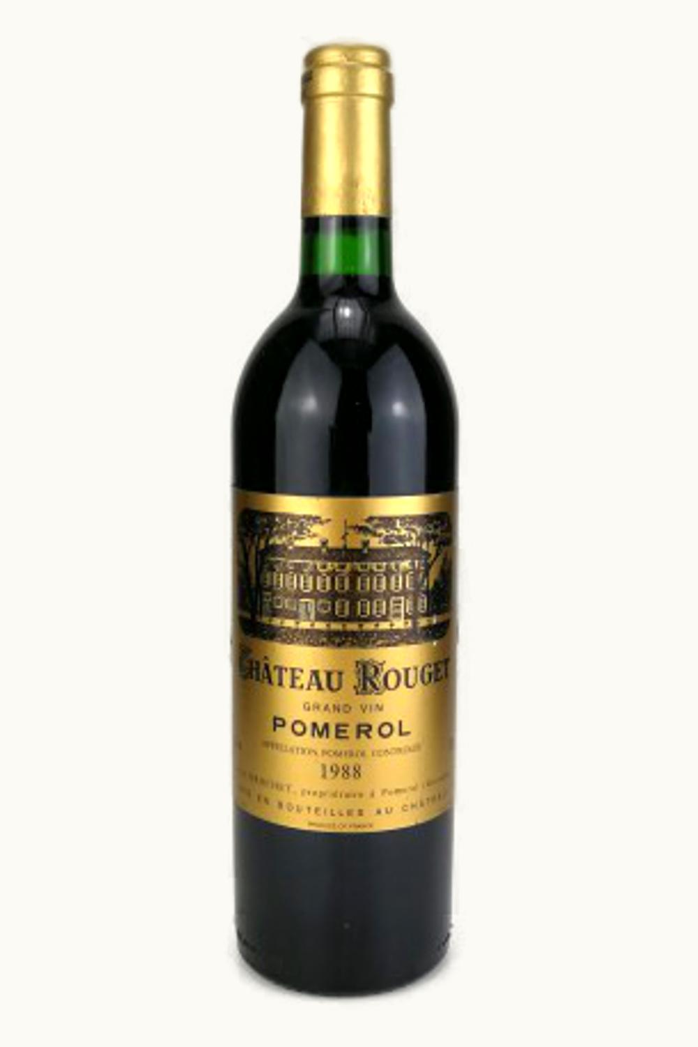 Château Rouget Rouget Pomerol Bordeaux, 1988