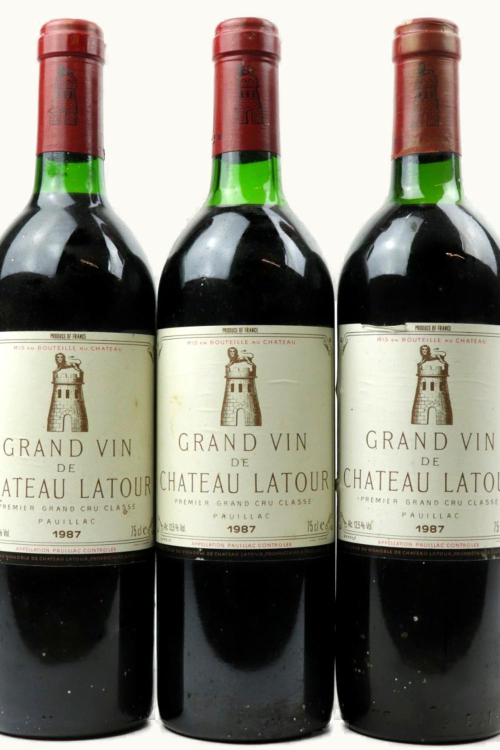 Château Latour Château Latour Pauillac Medoc Bordeaux, 1987 UZ0641929