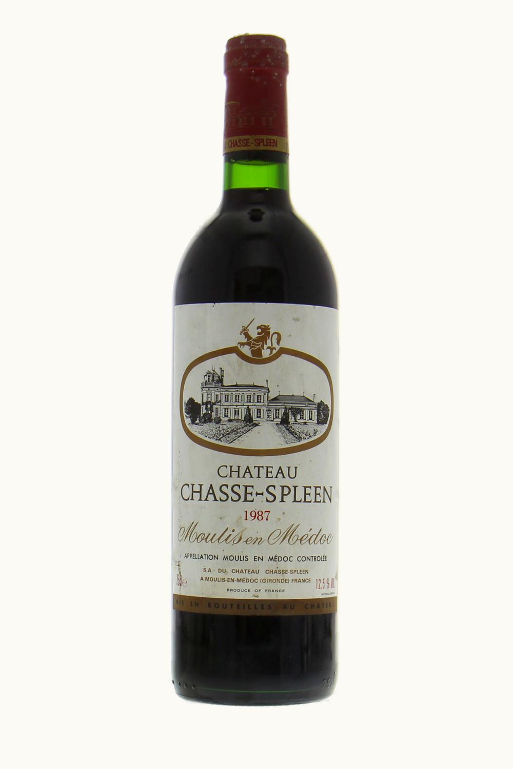 Château Chasse-Spleen Chasse Spleen Moulis Medoc Bordeaux, 1987