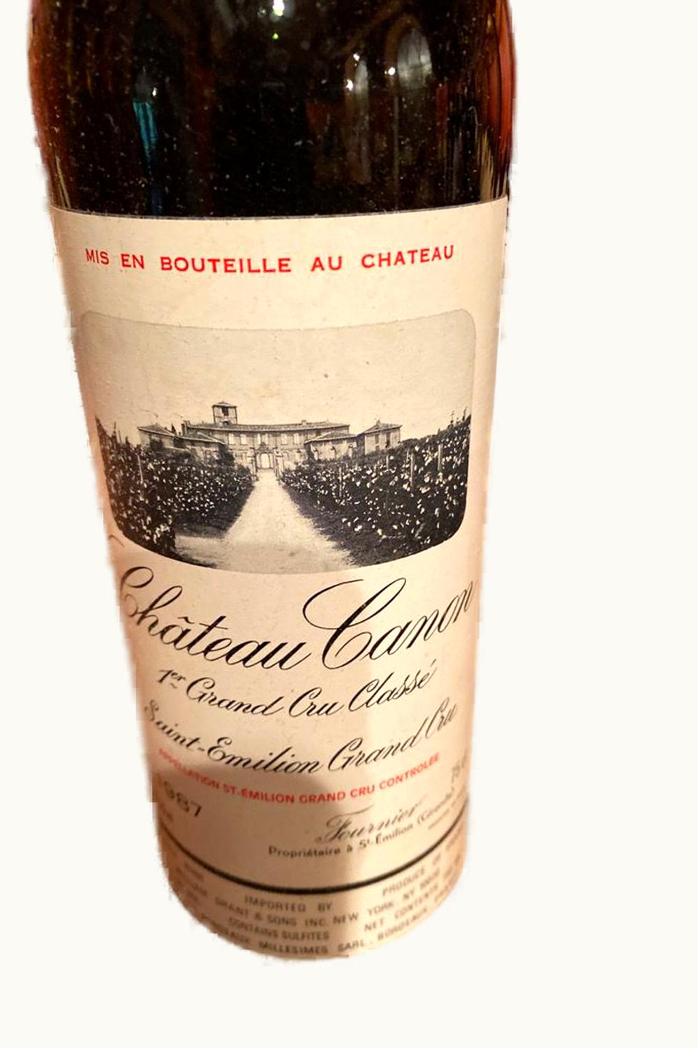 Château Canon Château Canon St-Emilion Grand Cru Bordeaux, 1987