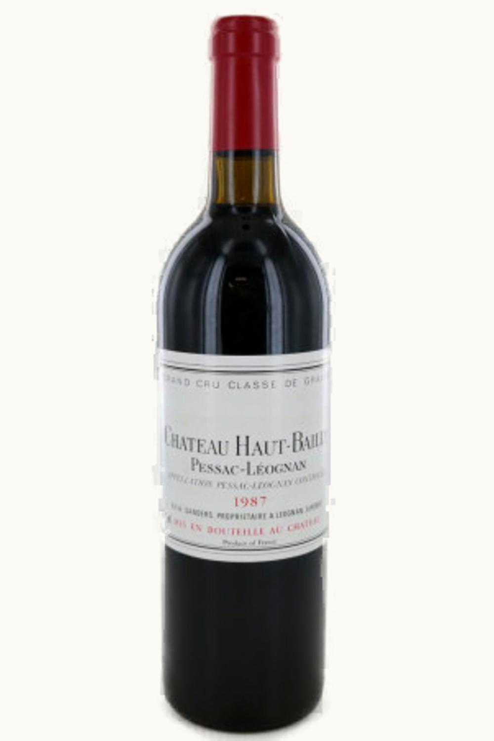 Haut Bailly Haut Bailly Pessac-Leognan Bordeaux, 1987