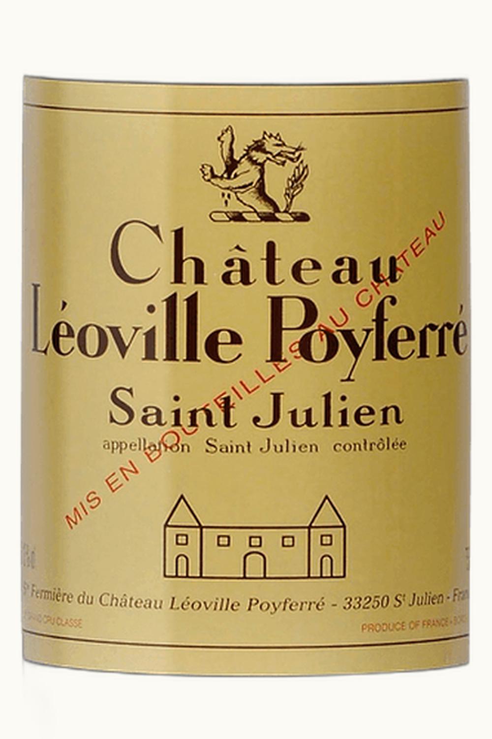 Leoville Poyferré Leoville Poyferré St-Julien Medoc Bordeaux, 1987