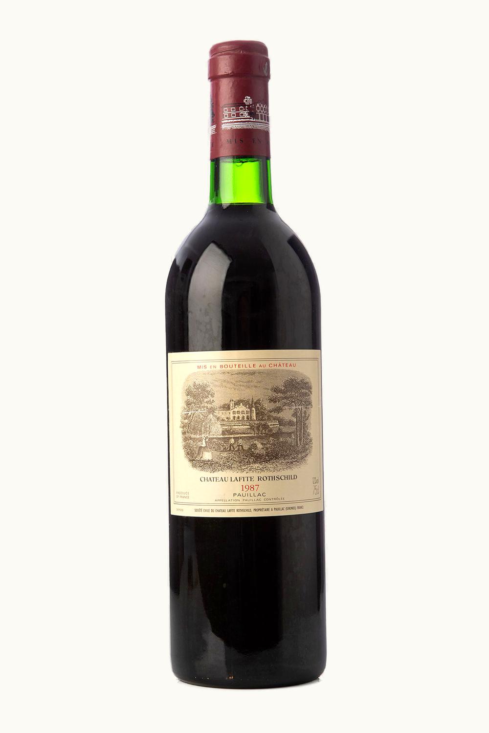 Château Lafite Rothschild Château Lafite Rothschild Pauillac Medoc Bordeaux, 1987