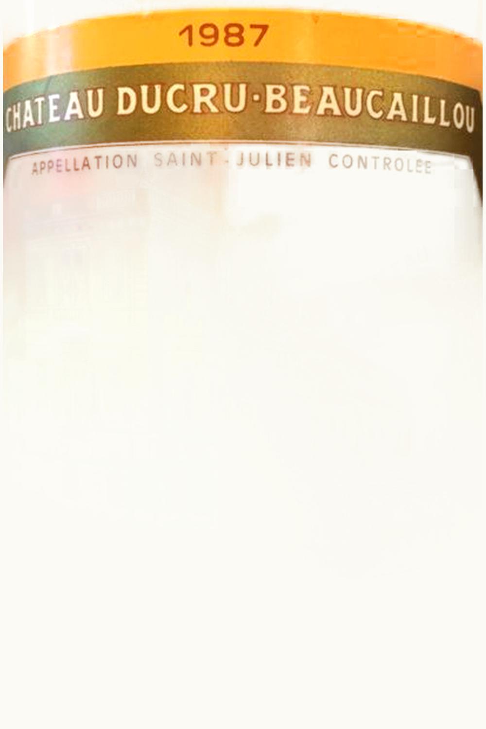 Château Ducru-Beaucaillou Château Ducru-Beaucaillou St-Julien Medoc Bordeaux, 1987