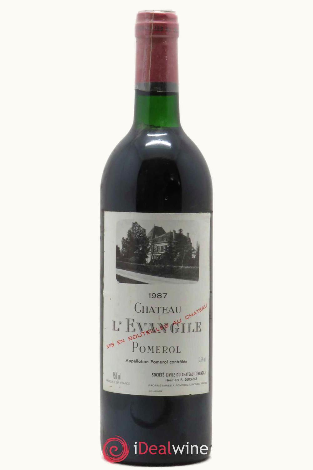 Château L'Évangile L'Evangile Pomerol Bordeaux, 1987