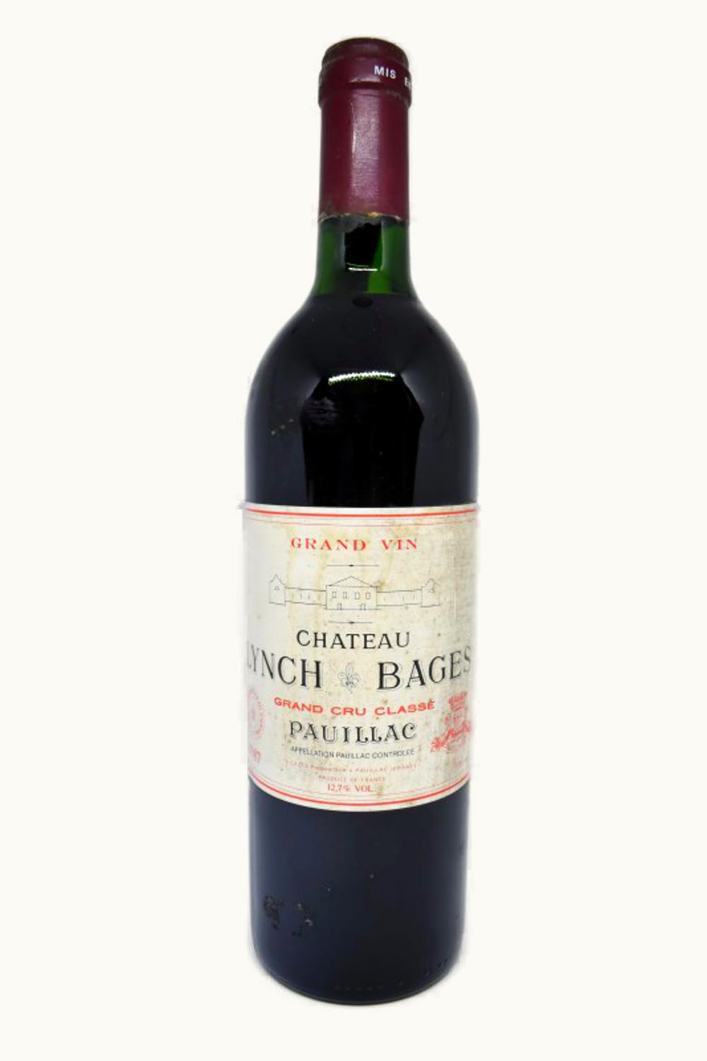 Château Lynch-Bages Château Lynch-Bages Pauillac Medoc Bordeaux, 1987 UZ0641955