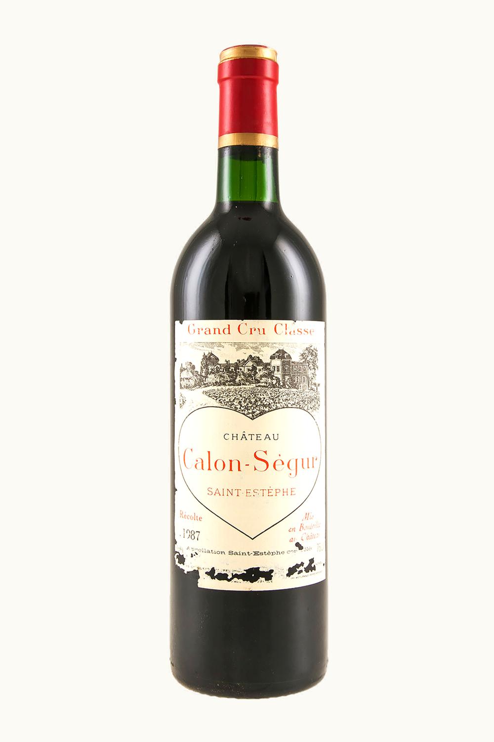 Château Calon-Ségur Château Calon-Ségur St-Estephe Medoc Bordeaux, 1987