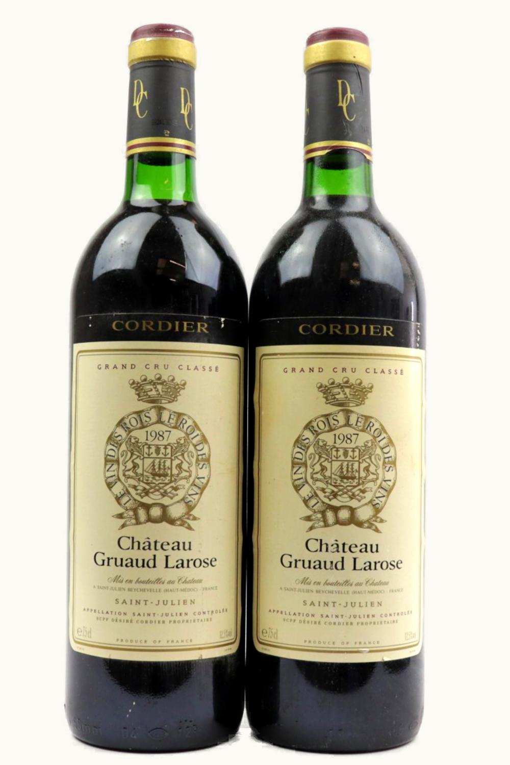 Château Gruaud-Larose Château Gruaud-Larose St-Julien Medoc Bordeaux, 1987