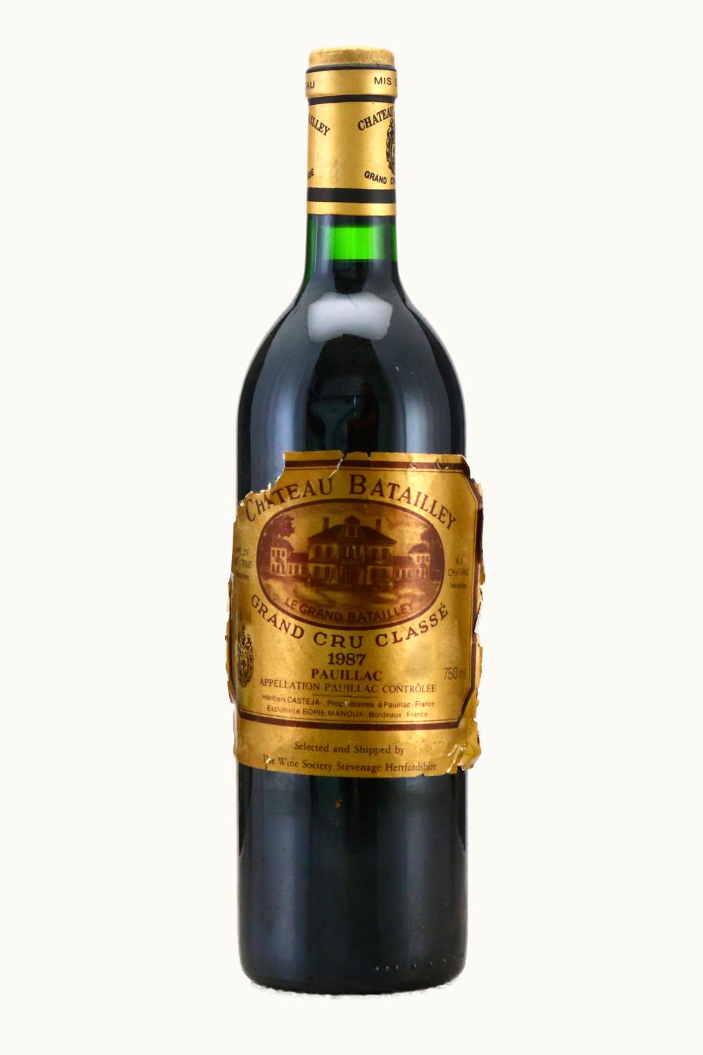 Château Batailley Château Batailley Pauillac Medoc Bordeaux, 1987