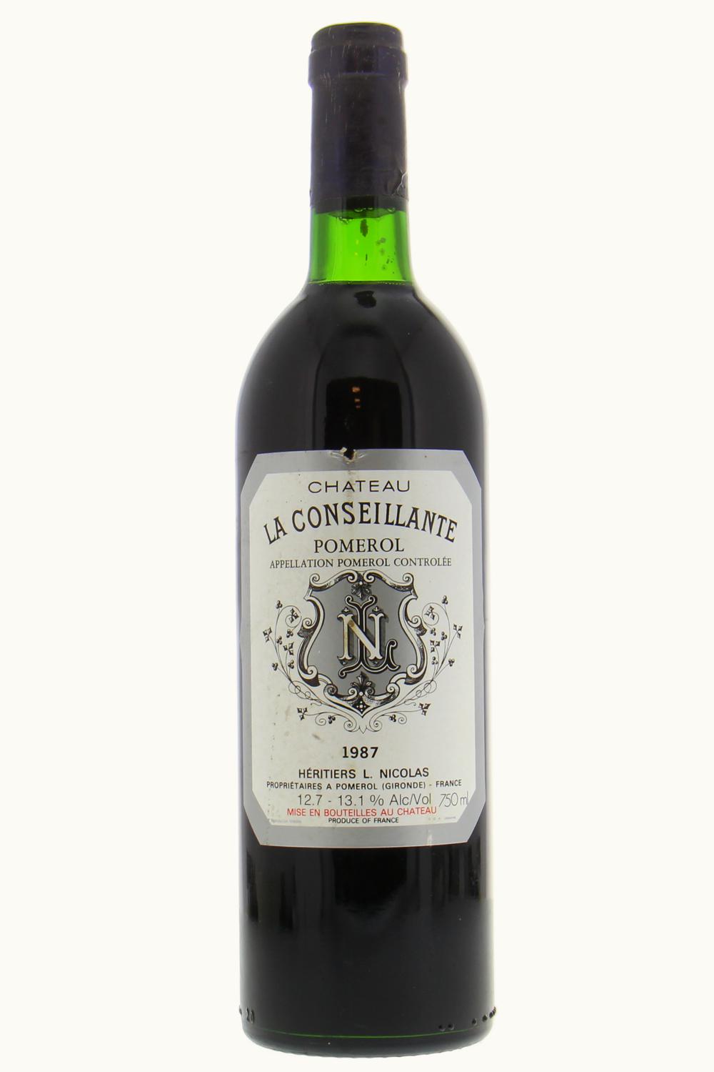 Château La Conseillante La Conseillante Pomerol Bordeaux, 1987