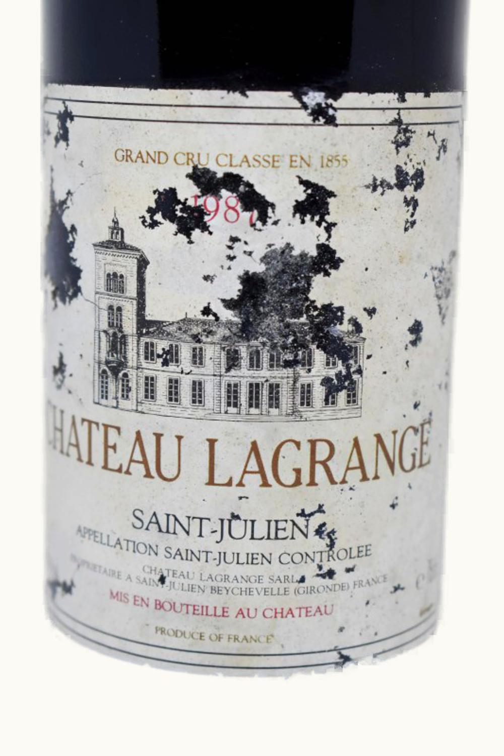 Château Lagrange Château Lagrange St-Julien Medoc Bordeaux, 1987