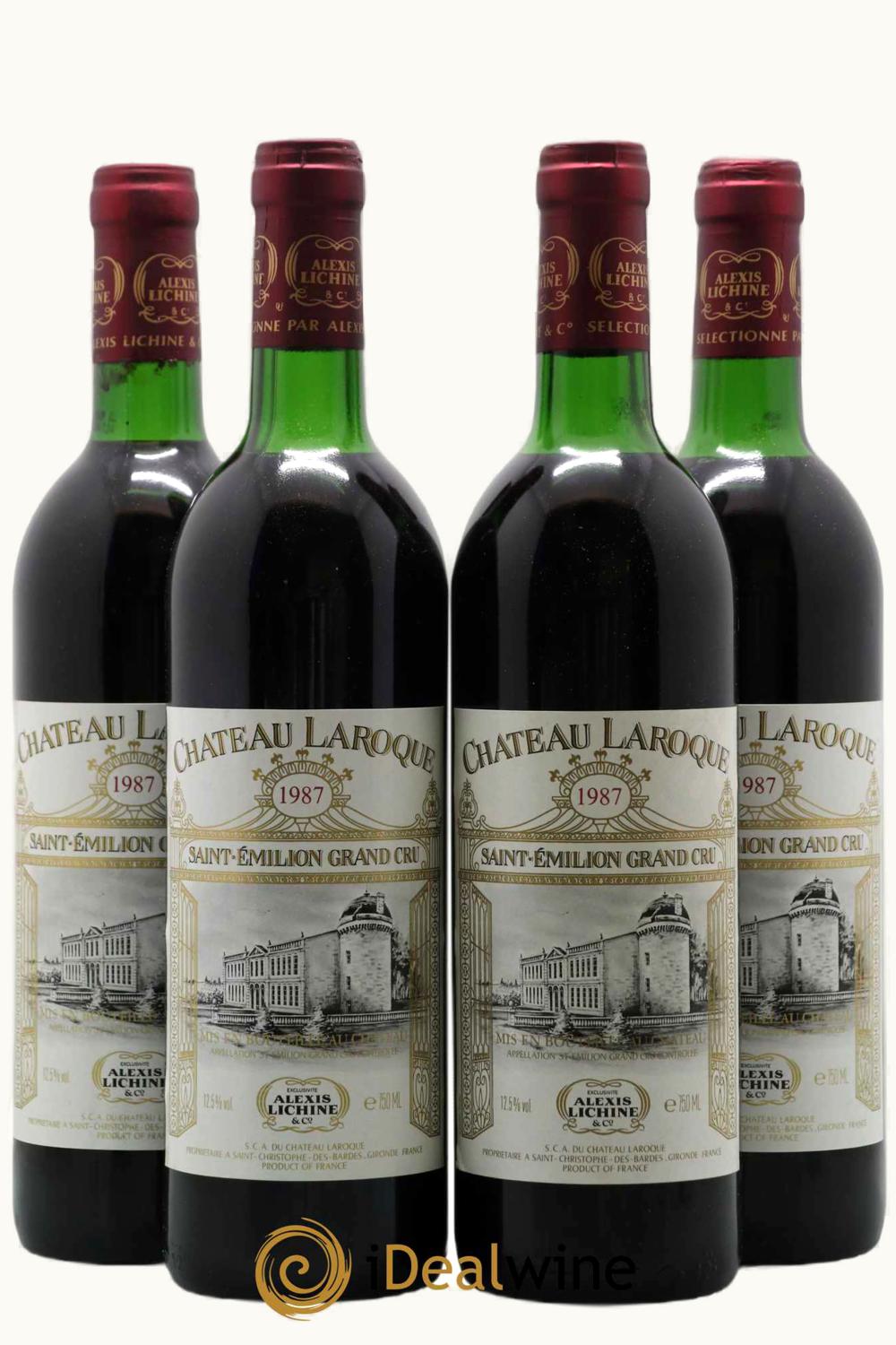 Château Laroque Laroque St-Emilion Grand Cru Bordeaux, 1987