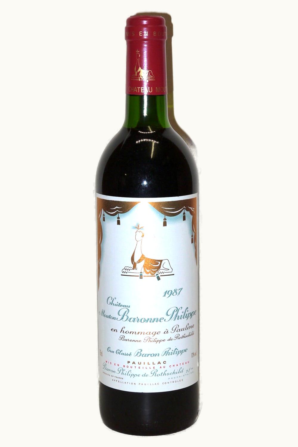 Château d'Armailhac Château d'Armailhac Pauillac Medoc Bordeaux, 1987
