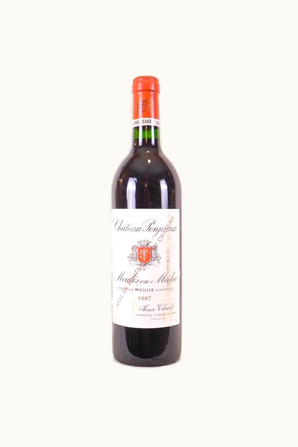 Château Poujeaux Château Poujeaux Moulis Medoc Bordeaux, 1987