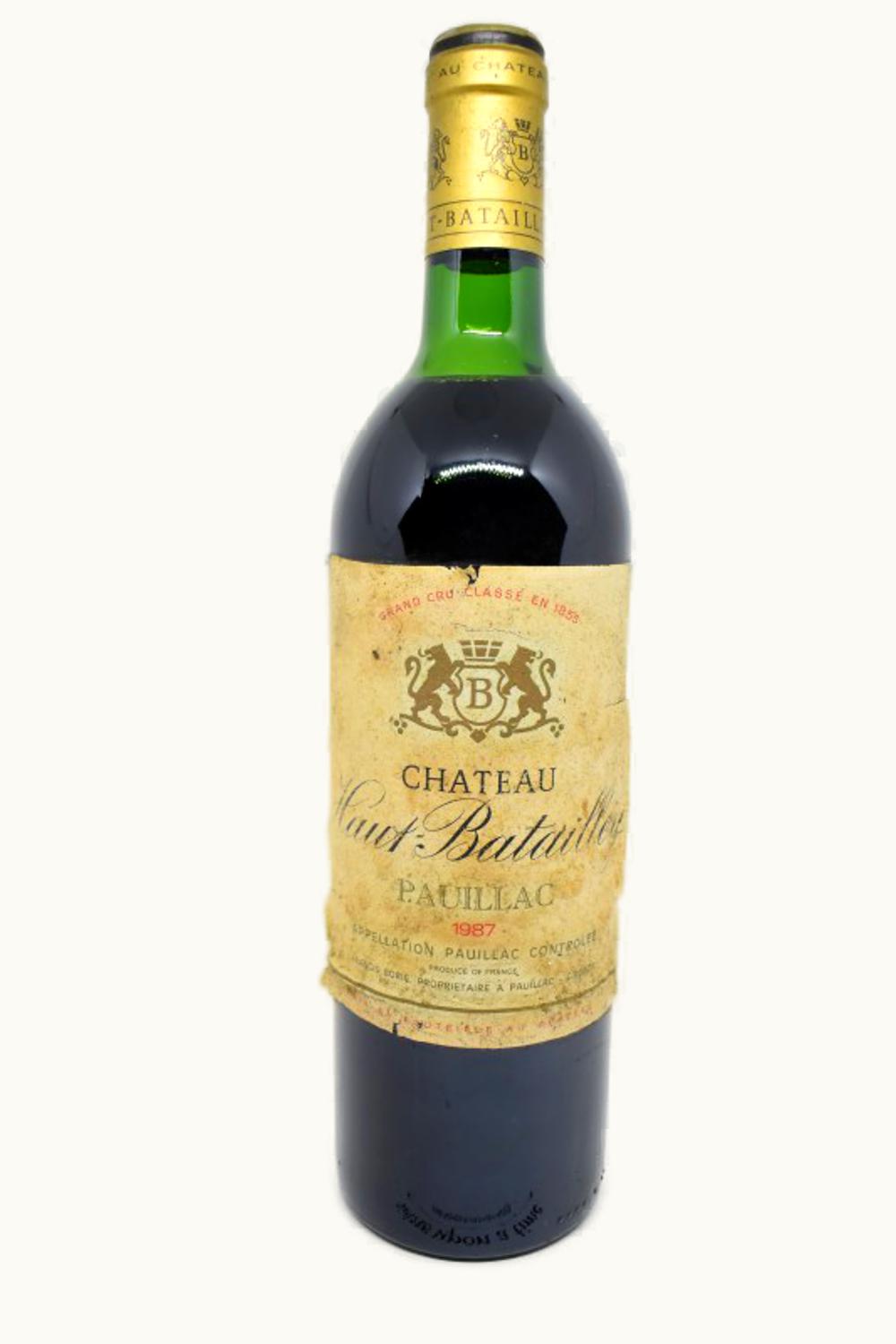 Haut Batailley Haut Batailley Pauillac Medoc Bordeaux, 1987