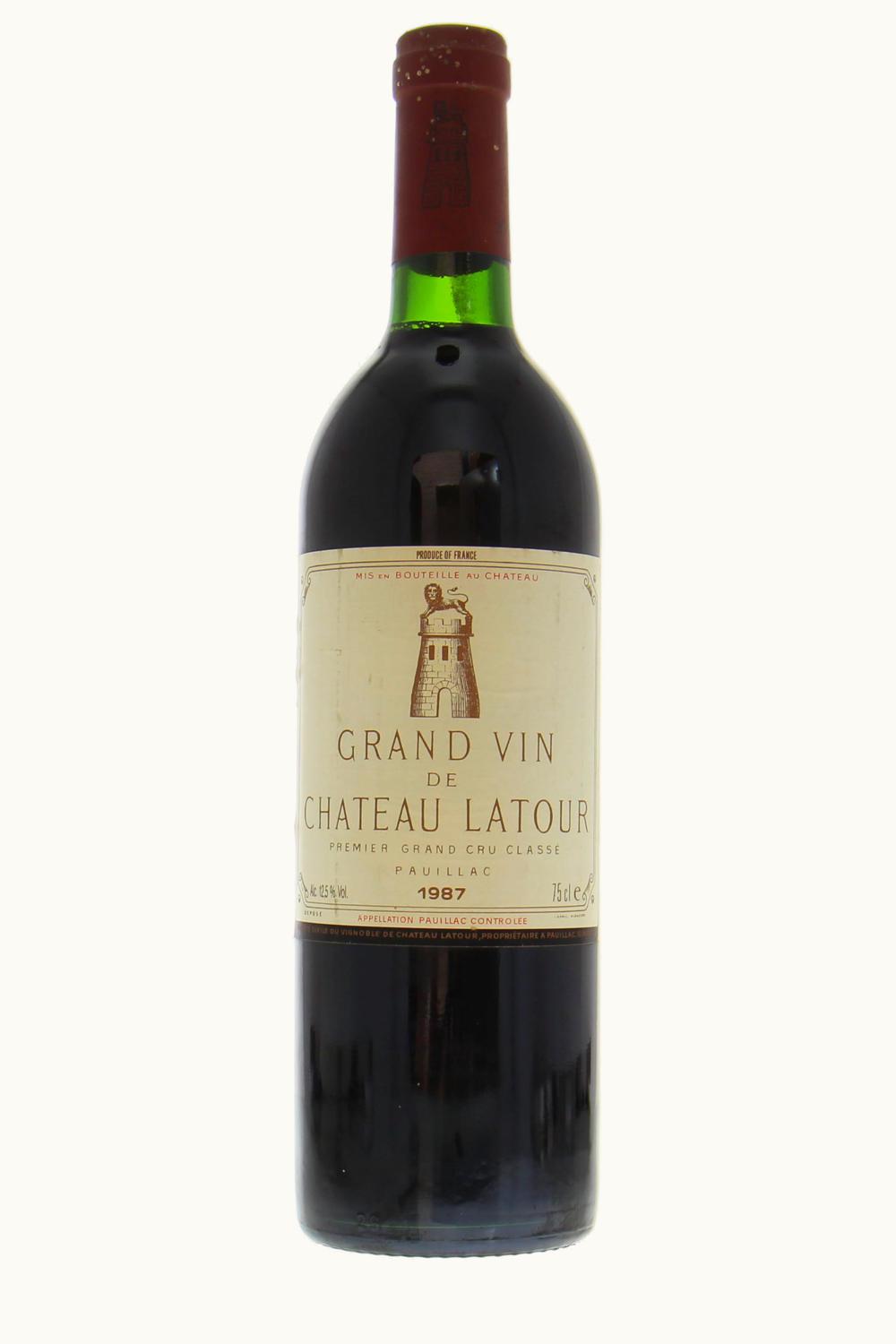 Château Latour Château Latour Pauillac Medoc Bordeaux, 1987 UZ0642019