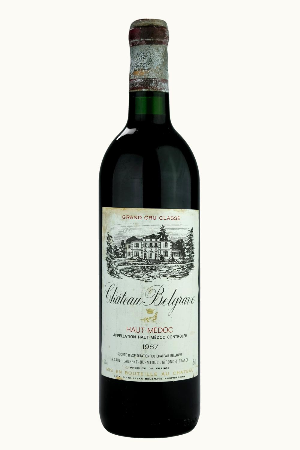 Château Belgrave Château Belgrave Haut-Medoc Bordeaux, 1987
