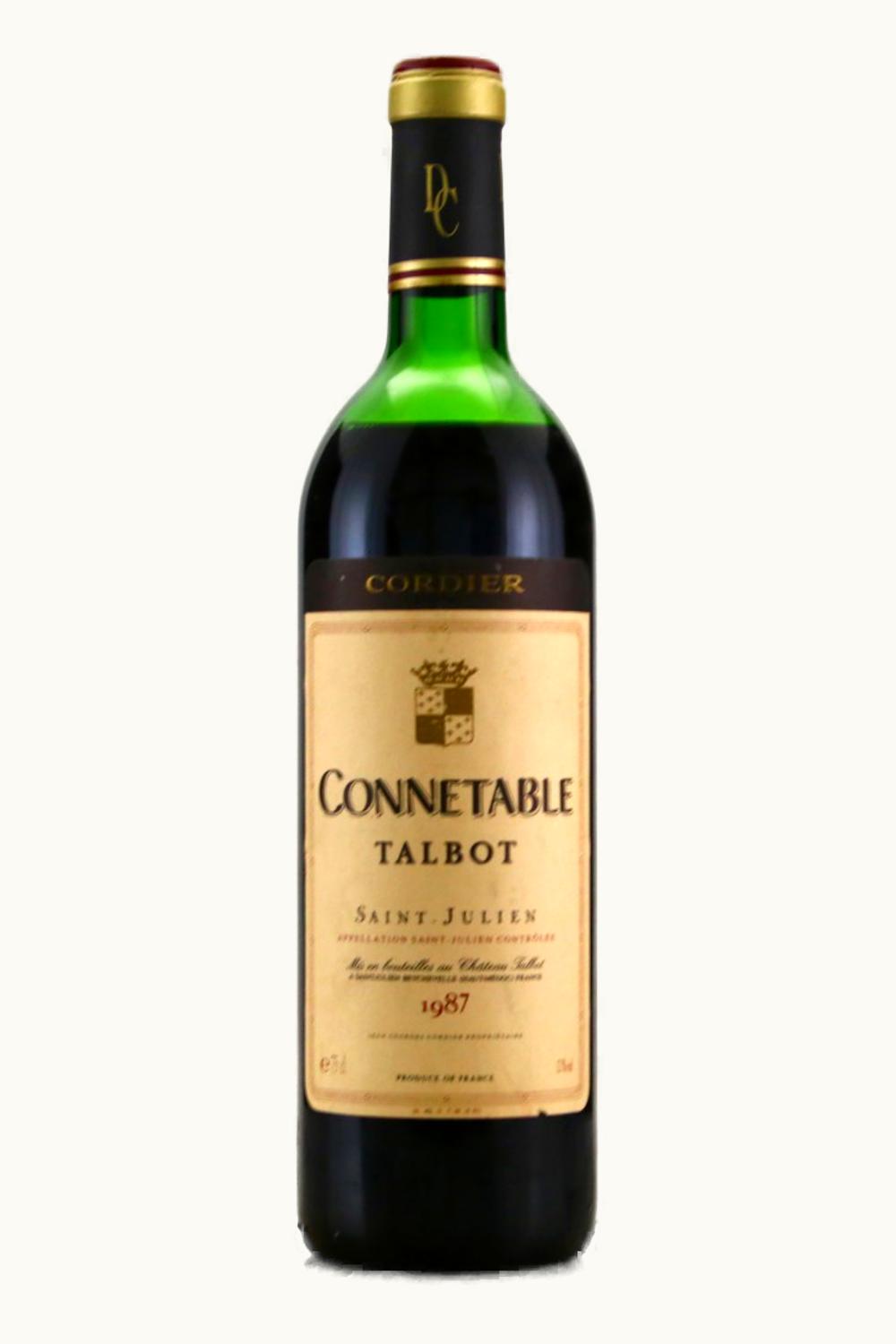 Chateau Talbot Chateau Talbot Connetable St-Julien Medoc Bordeaux, 1987