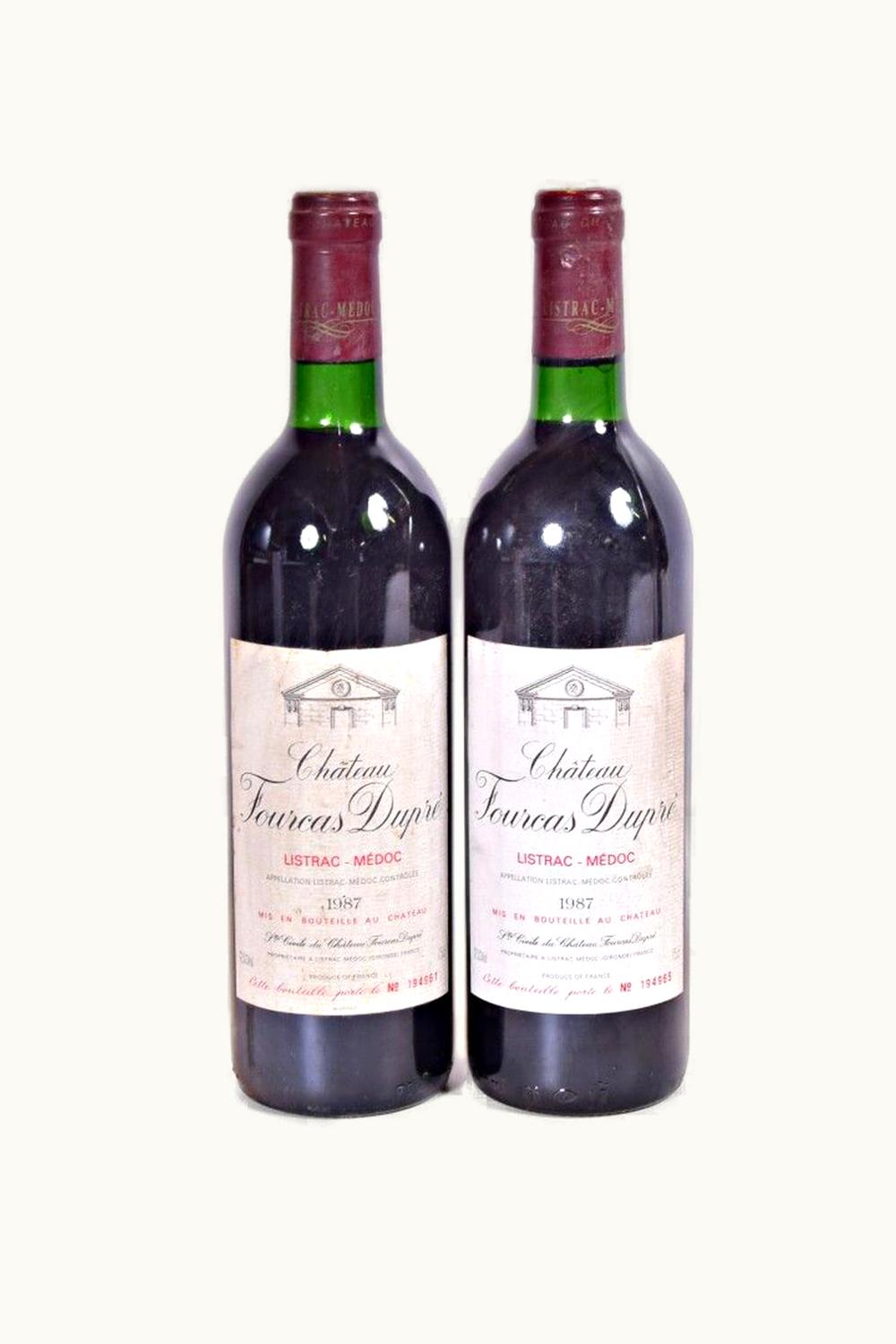 Fourcas Dupré Fourcas Dupré Listrac Medoc Bordeaux, 1987