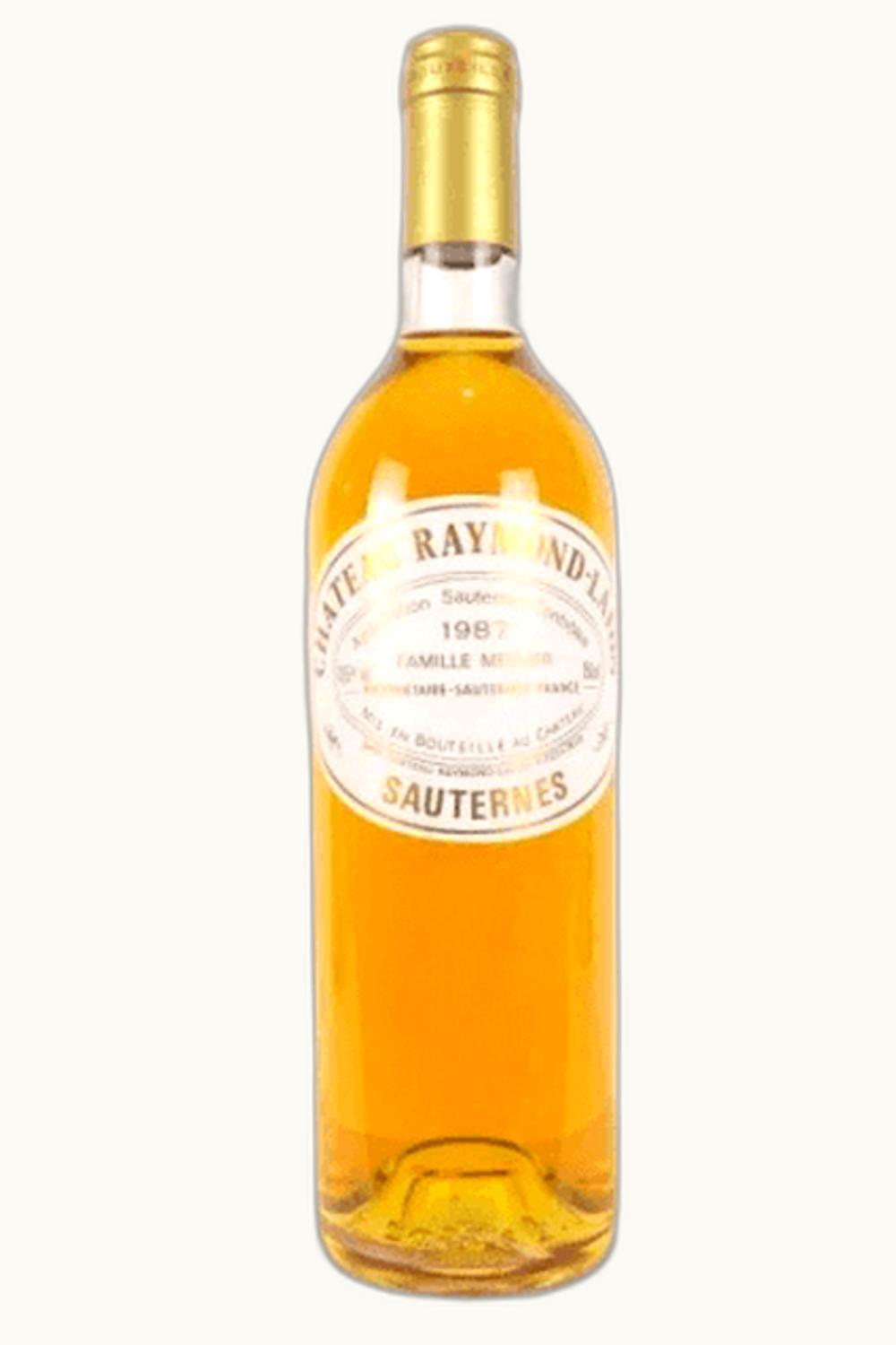 Château Raymond-Lafon Château Raymond-Lafon Sauternes Bordeaux, 1987